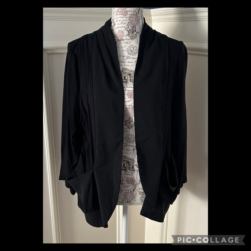 Lightweight drapey open jacket/cardigan